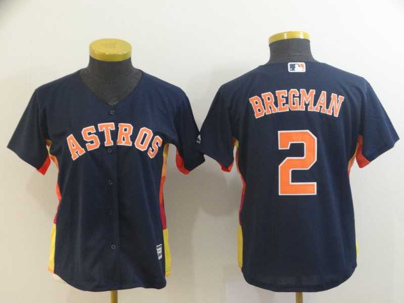 Women Astros 2 Alex Bregman Navy Cool Base Jersey,We sell and wholesale Women Astros 2 Alex Bregman Navy Cool Base Jersey on line form chian!